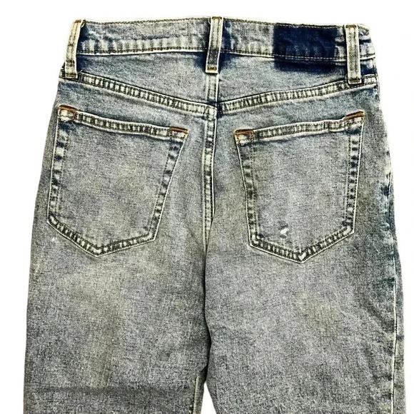 Abercrombie & Fitch Curve Love High Rise Ankle Straight Jeans Size 2 Short - Picture 7 of 7